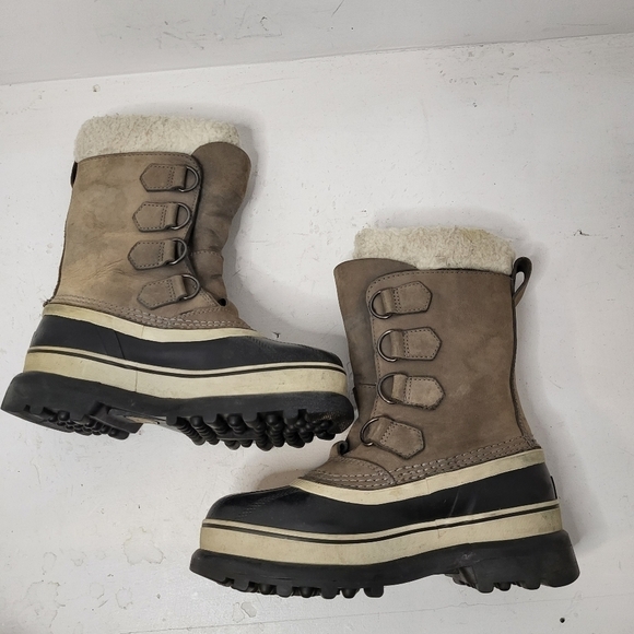 Sorel Caribou Women Waterproof Winter Boots Size 6 - Picture 6 of 13